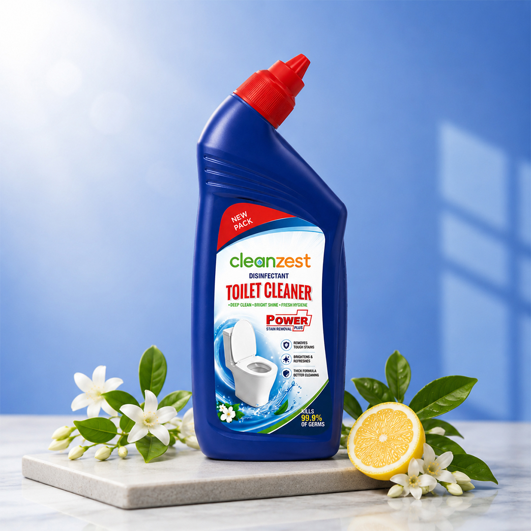 Cleanzest Toilet Cleaner 500ml | Powerful Disinfectant | Removes Tough Stains | Kills 99.9% Germs | Fresh Fragrance