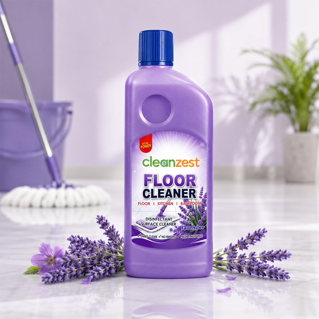 Cleanzest Lavender Floor Cleaner 500ml | Disinfectant Surface Cleaner | Kills Germs | Long-Lasting Fresh Fragrance | Multi-Surface Floor Cleaning